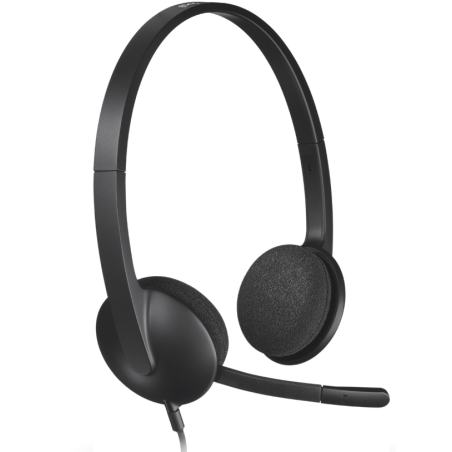 Casque USB Logitech H340 pour PC avec microphone anti-parasite