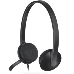 Casque USB Logitech H340 pour PC avec microphone anti-parasite