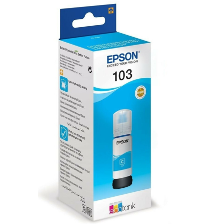 Bouteille D’encre Original EPSON ECOTANK 103 – CYAN